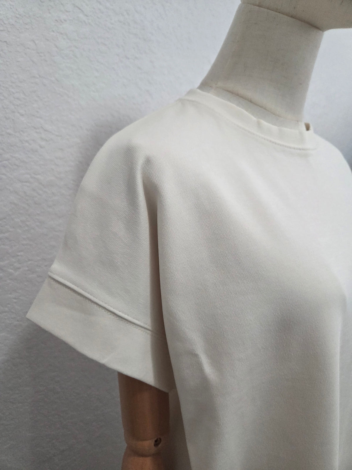 Cotton Blend Relaxed Midi Dress